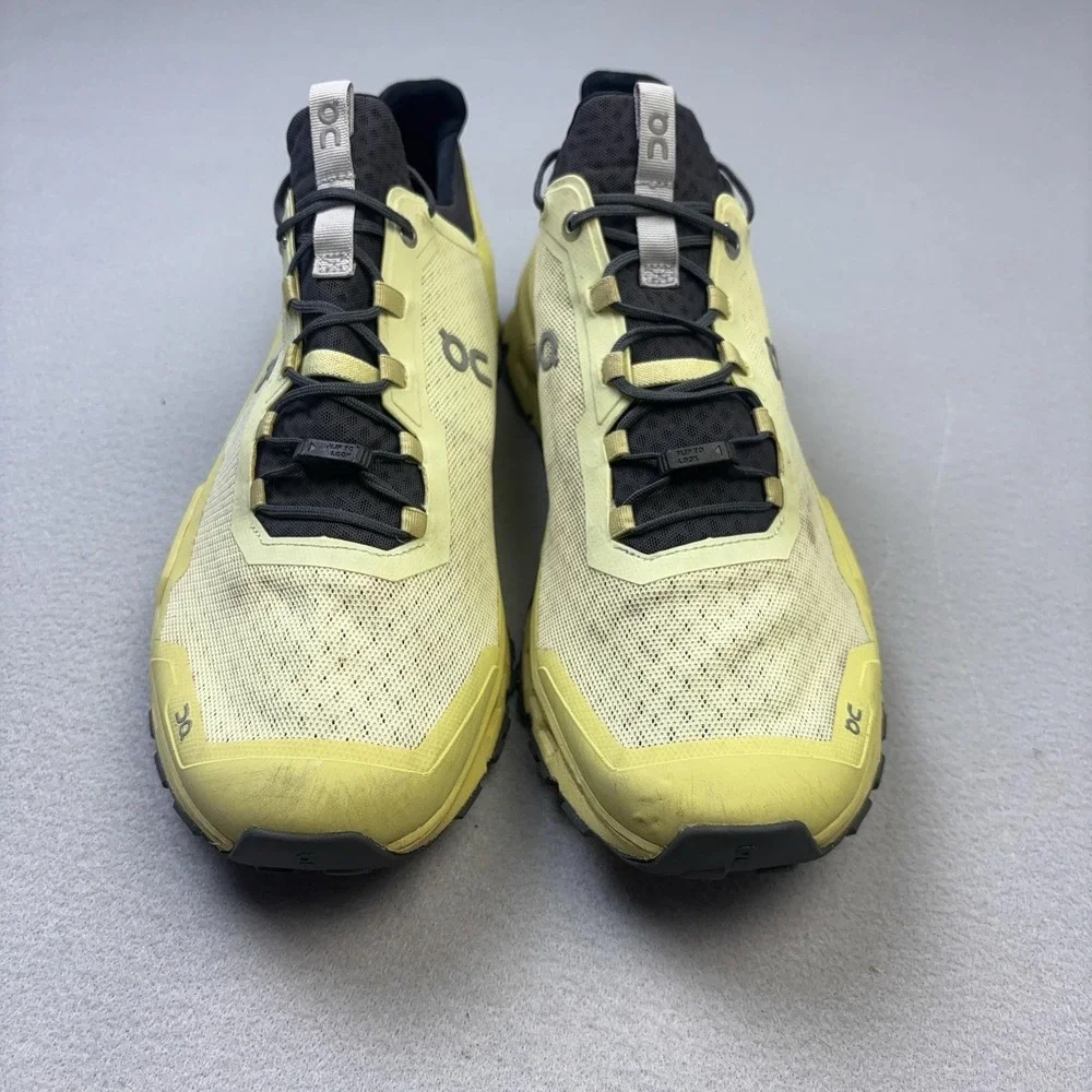 On Running Shoes Mens Size 13 Yellow Trail CloudTec Missiongrip Sneakers